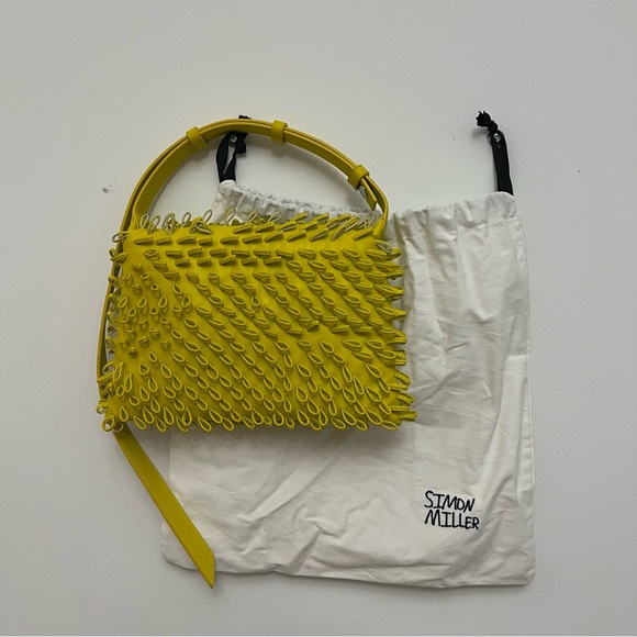 Simon Miller Yellow Mini Puffin Bag - Picture 3 of 4